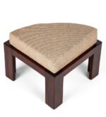 Heritage smart solid sheesham wood coffee table with hidden seating stools - Image 13