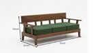 Heritage Solid Sheesham Wood Luxury Sofa Set with Modern Finish - Image 6