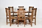 Imperial RoundCraft Solid Wood Dining Table Set for Modern Homes - Image 6