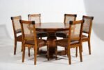 Imperial RoundCraft Solid Wood Dining Table Set for Modern Homes - Image 3