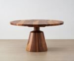 Maharaja CaneCraft Solid Sheesham Wood Round 6 Seater Dining Set for Dining Room - Image 9