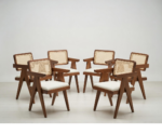 Maharaja CaneCraft Solid Sheesham Wood Round 6 Seater Dining Set for Dining Room - Image 3