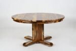 Maharaja Circle Solid Sheesham Wood Luxury Round Dining Set - Image 4