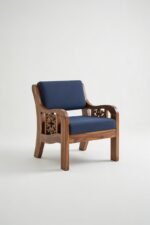 Maharaja Classic Premium Solid Sheesham Wooden Sofa Set for Living Room