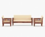 Maharaja Solid Sheesham Wood Luxury Sofa Set with Modern Finish - Image 3