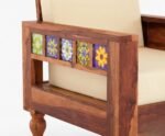 Maharaja Solid Sheesham Wood Luxury Sofa Set with Modern Finish - Image 8