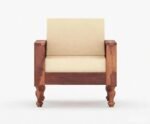 Maharaja Solid Sheesham Wood Luxury Sofa Set with Modern Finish - Image 7