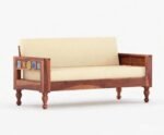 Maharaja Solid Sheesham Wood Luxury Sofa Set with Modern Finish - Image 4