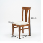 Rajsi Comfort Solid Sheesham Wood Dining Set with Premium Seating - Image 5