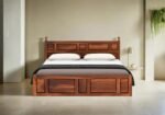 Rajwada Solid Sheesham Wood Premium Bed with Storage by Sarve Furniture