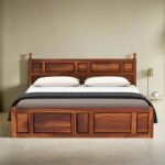 Rajwada Solid Sheesham Wood Premium Bed with Storage by Sarve Furniture