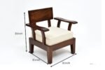 Solid Sheesham Wood Luxury 5 Seater Sofa Set Sarve Furniture - Image 4