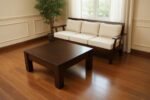 Solid Sheesham Wood Luxury 5 Seater Sofa Set Sarve Furniture - Image 6