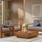 Shahi Elegance Solid Sheesham Wood Sofa Set for Modern Homes by Sarve Furniture
