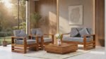 Shahi Elegance Solid Sheesham Wood Sofa Set for Modern Homes by Sarve Furniture