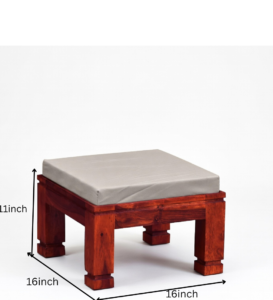 Shahi Smart Solid Sheesham Wood Coffee Table with 4 Hidden Stools - Image 8