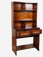 Solid Sheesham Wood Study Desk with Heritage Storage Cabinet - Image 7