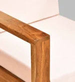 Avenor Sheesham Wood Accent Sofa in Warm Wooden Finish - Image 7