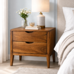 Avermont Solid Wood Bedside Table With Drawer