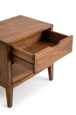Avermont Solid Wood Bedside Table With Drawer - Image 3