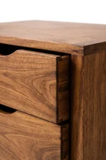 Avermont Solid Wood Bedside Table With Drawer - Image 6