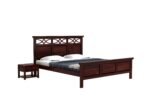 Avrienne Sheesham Wood King Size Bed In Provincial Finish - Image 2