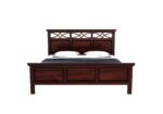 Avrienne Sheesham Wood King Size Bed In Provincial Finish - Image 3