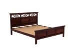 Avrienne Sheesham Wood King Size Bed In Provincial Finish - Image 4