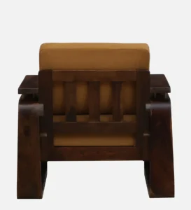 Avyra Solid Wood Lounge Sofa with Premium Fabric Upholstery - Image 4