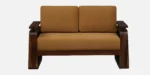 Brevano Solid Wood Sofa with Textured Fabric Upholstery - Image 8