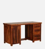 Breviana Wooden Study Desk With Spacious Contemporary Workspace - Image 5