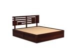 Caldrin Solid Wood King Size Bed With Ample Storage - Image 4