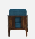 Calven Sheesham Wood Accent Sofa in Classic Provincial Finish - Image 2