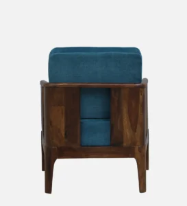 Calven Sheesham Wood Accent Sofa in Classic Provincial Finish - Image 2