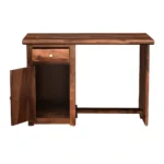 Cavellon Solid Wood Writing Table With Refined Natural Finish - Image 6