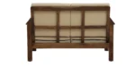 Elarvo Solid Wood Lounge Sofa with Comfortable Fabric Cushions - Image 5