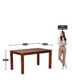 Elarwyn Premium Solid Wood 6 Seater Dining Set - Image 7