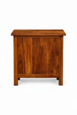Elvaria Wooden Bedside Table With Spacious Storage - Image 3