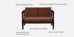 Farnivo Modern Sofa with Natural Wood Armrest Detailing - Image 5