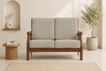 Grevano Premium Fabric Sofa with Sturdy Wooden Frame