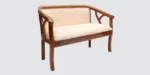 Halviero Contemporary Wooden Sofa with Plush Cushion Seating - Image 2