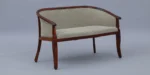 Iverano Solid Wood Lounge Sofa with Elegant Fabric Upholstery - Image 2
