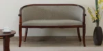 Iverano Solid Wood Lounge Sofa with Elegant Fabric Upholstery - Image 6