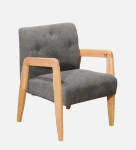 Kavero Sheesham Wood 1 Seater Sofa in Natural Honey Finish - Image 3