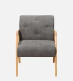 Kavero Sheesham Wood 1 Seater Sofa in Natural Honey Finish - Image 5