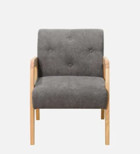 Kavero Sheesham Wood 1 Seater Sofa in Natural Honey Finish - Image 5