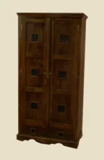 Lindenwood Sheesham Wood Wardrobe in Premium Natural Finish - Image 3