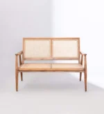 Lorvian Solid Wood Sofa with Soft Upholstered Cushions - Image 7