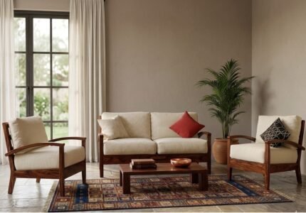 Solid Wood Luxury Sofa set Sarve furniture