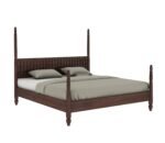 Marvello Solid Wood King Size Bed With Elegant Wooden Headboard - Image 2